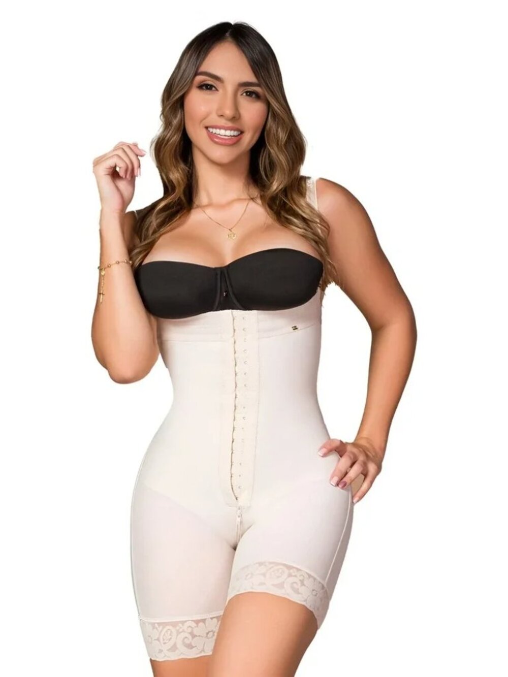 La Espectacular Stagmi Faja Invisible Girdle Shapewear Bodysuit Defines Butt XS